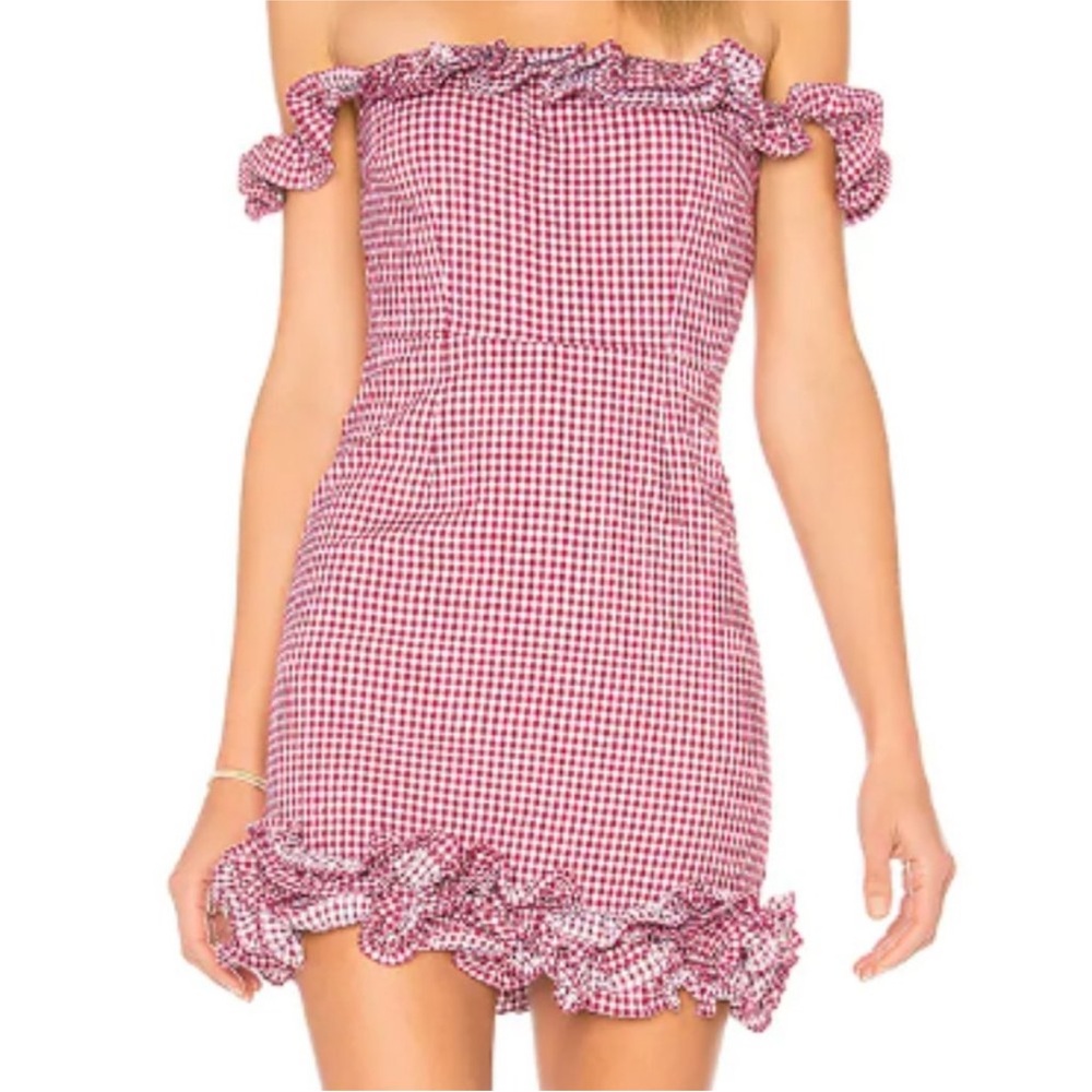 Lovers + Friends Dustin Gingham Mini Dress - Picture 3 of 10